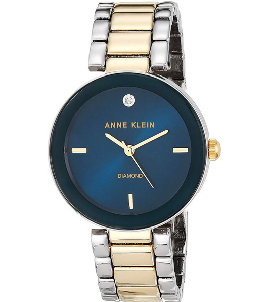 Anne Klein Women's Genuine Diamond Dial Bracelet Watch