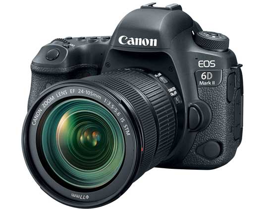 Canon EOS 6D Mark II with EF 24-105mm IS  STM Lens.