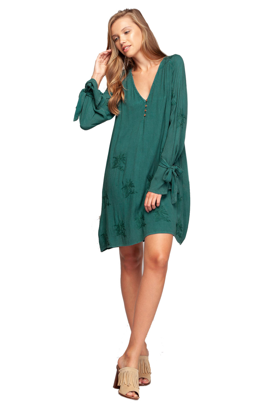 Naked Zebra Orchids Boho Dress