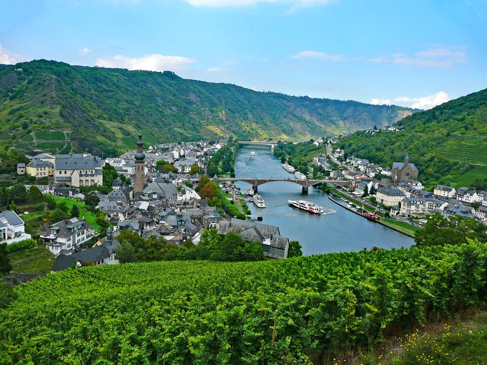 View of the Mosel river, Cochem