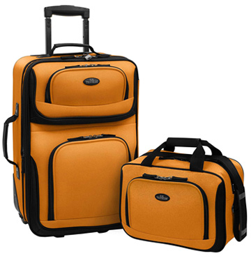 U.S Traveler Rio 2 Piece Expandable Luggage Set