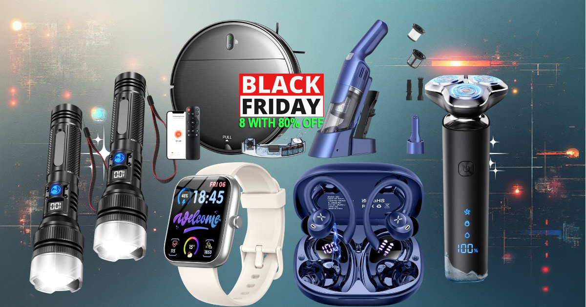 8 Gadgets With 80% Off This Black Friday You Can Use Or Gift