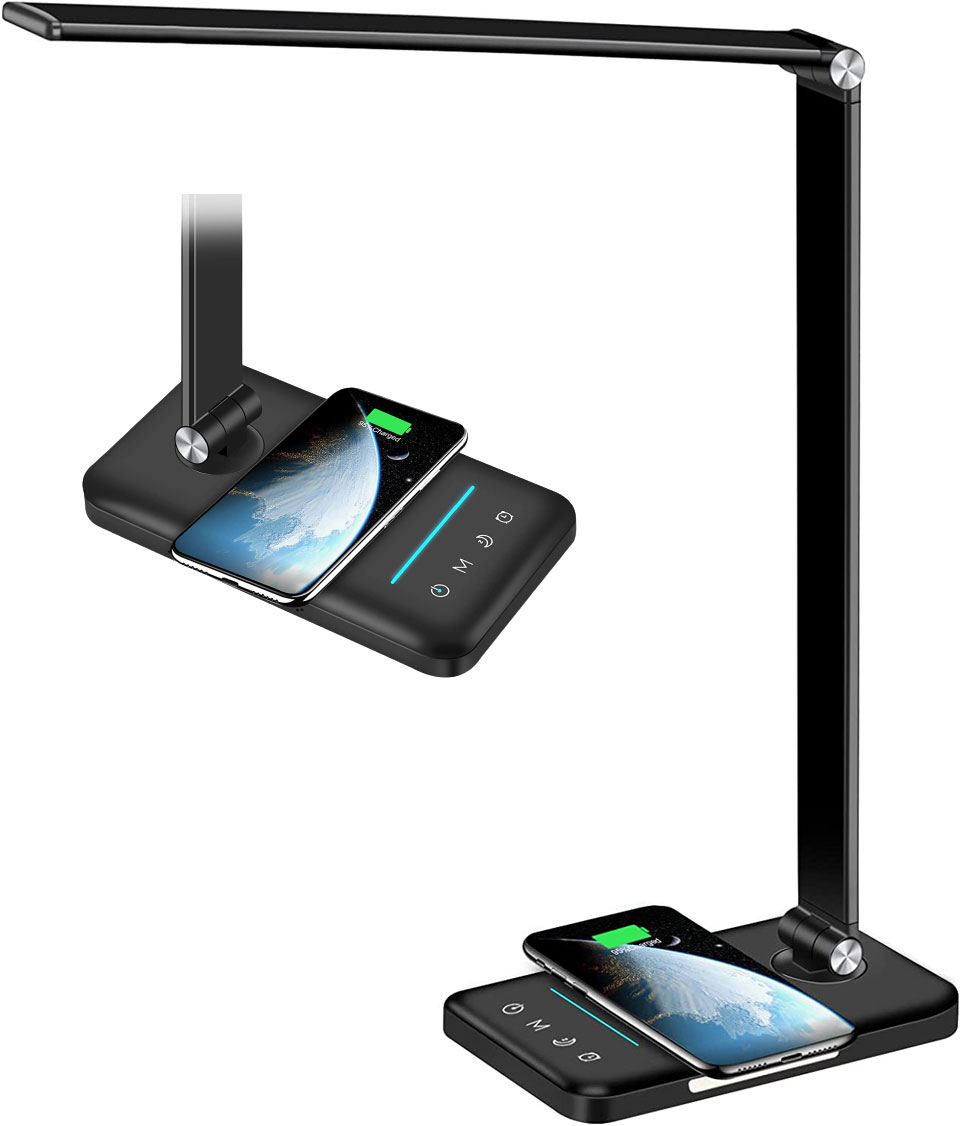 AFROG 4th Gen Multifunctional LED Desk Lamp With 10W Fast Wireless Charger