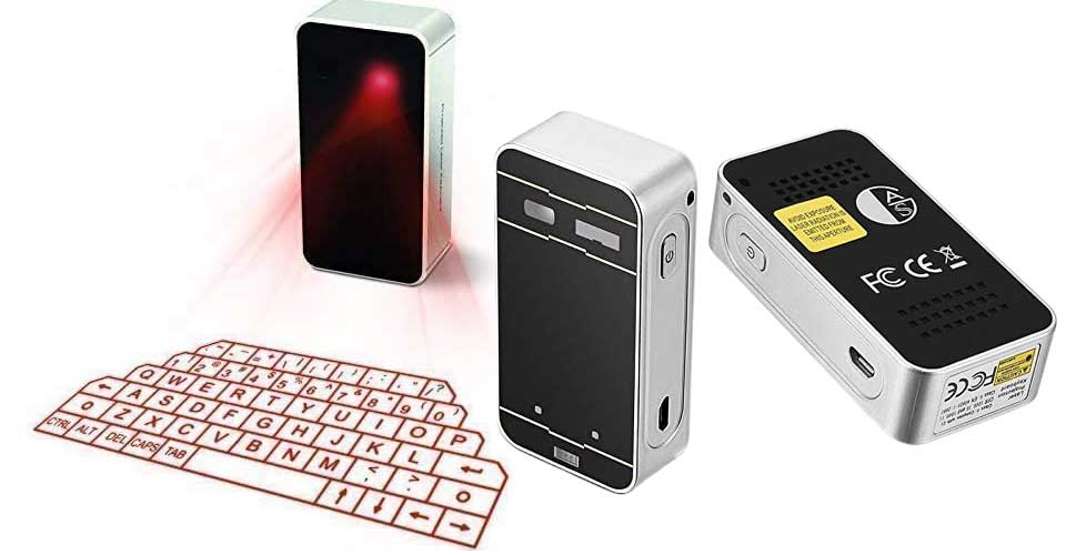 AGS Wireless Laser Projection Bluetooth Virtual Keyboard