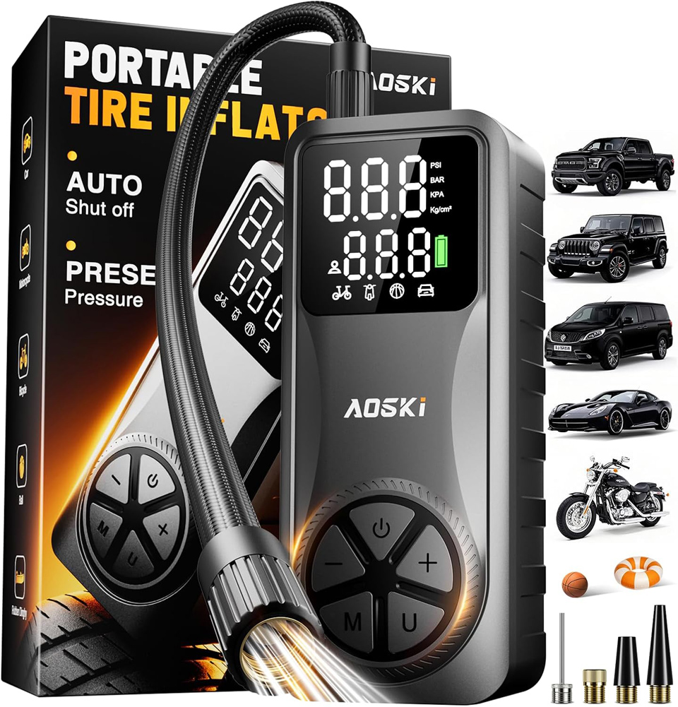 AOSKI Portable Tire Inflator