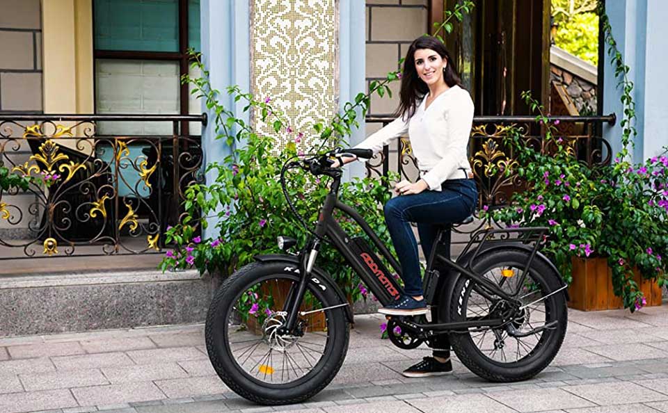 Addmotor 24" Step-Thru Adults Electric Bike