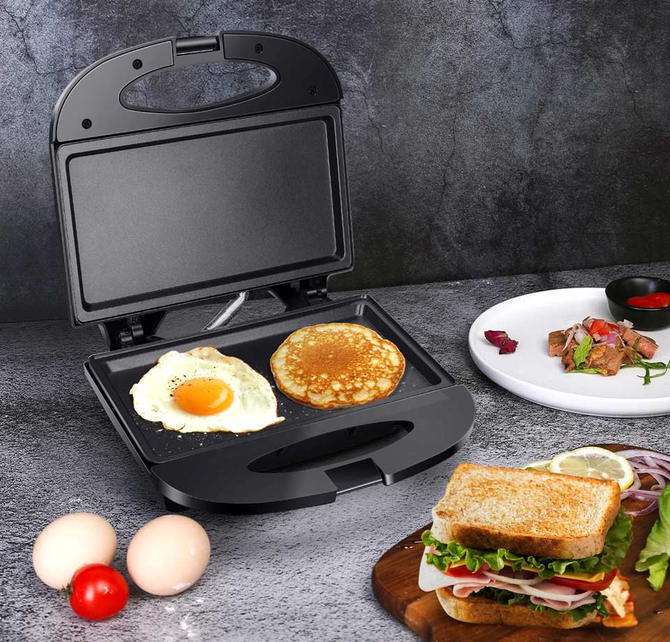 Aigostar Non-stick Deep Grid Sandwich Maker