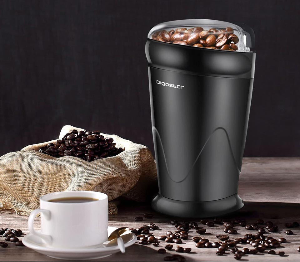 Aigostar One Touch Coffee Bean & Spice Grinder