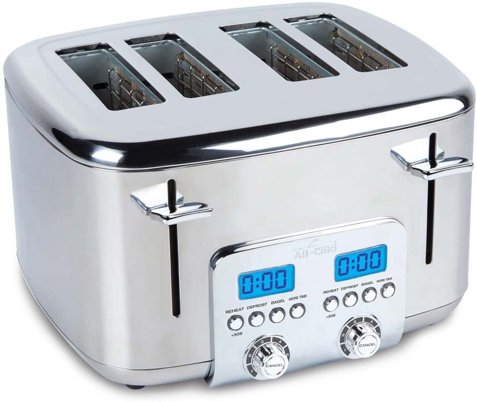 All-Clad 4-Slice Stainless Steel Digital Toaster