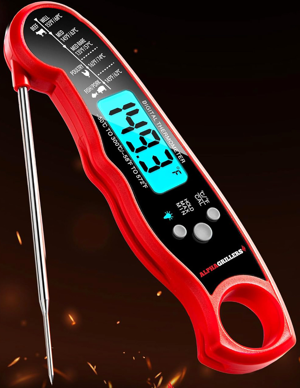 Alpha Grillers Digital Meat Thermometer