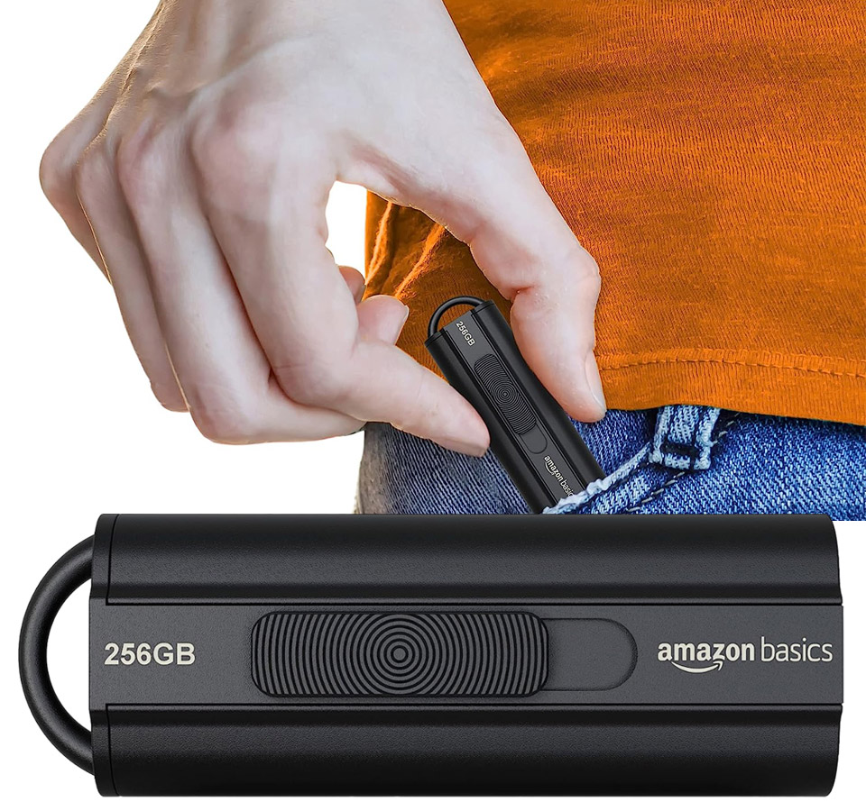 Amazon Basics 256GB Ultra Fast USB 3 Flash Drive