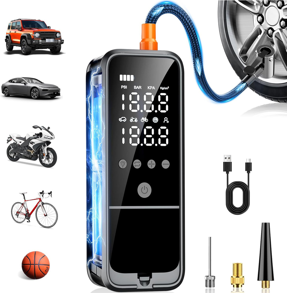 KZKB Tire Inflator And Power Bank