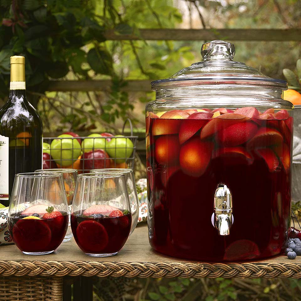 Anchor Hocking Heritage Hill Beverage Dispenser