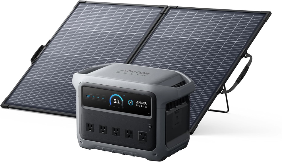 Anker SOLIX Gen-2 Portable Power Station With Bifacial Solar Panel