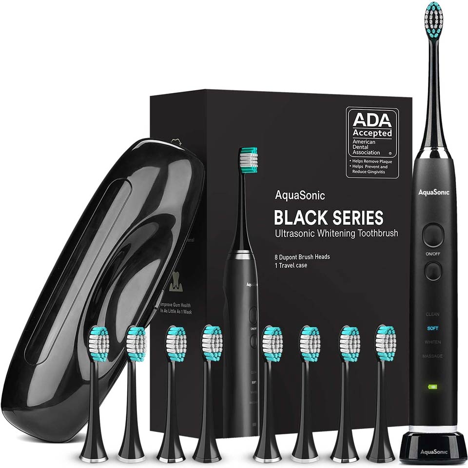 AquaSonic Black Series Ultra Whitening Toothbrush