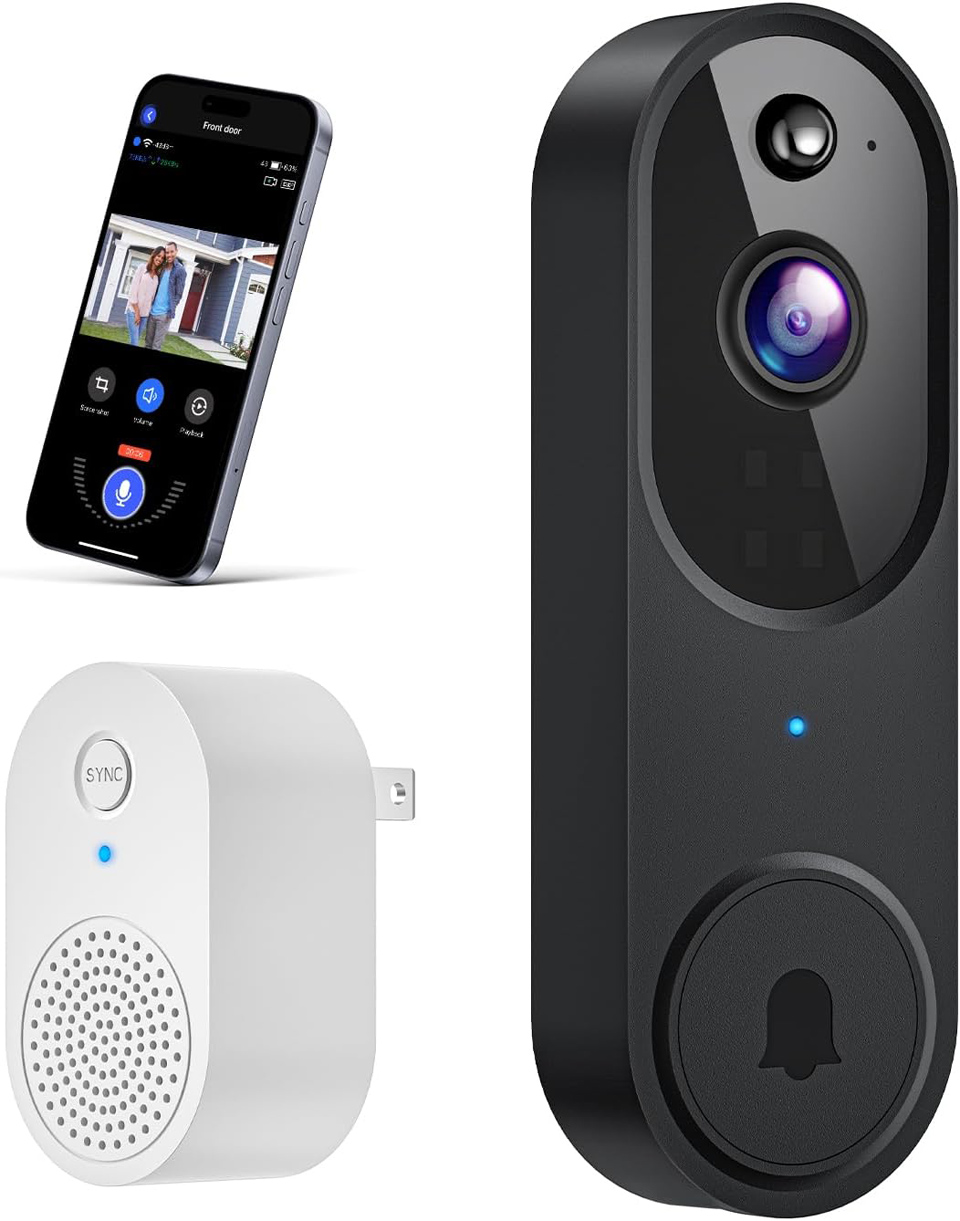 ArvoElio Wireless Wi-Fi Video Doorbell Camera