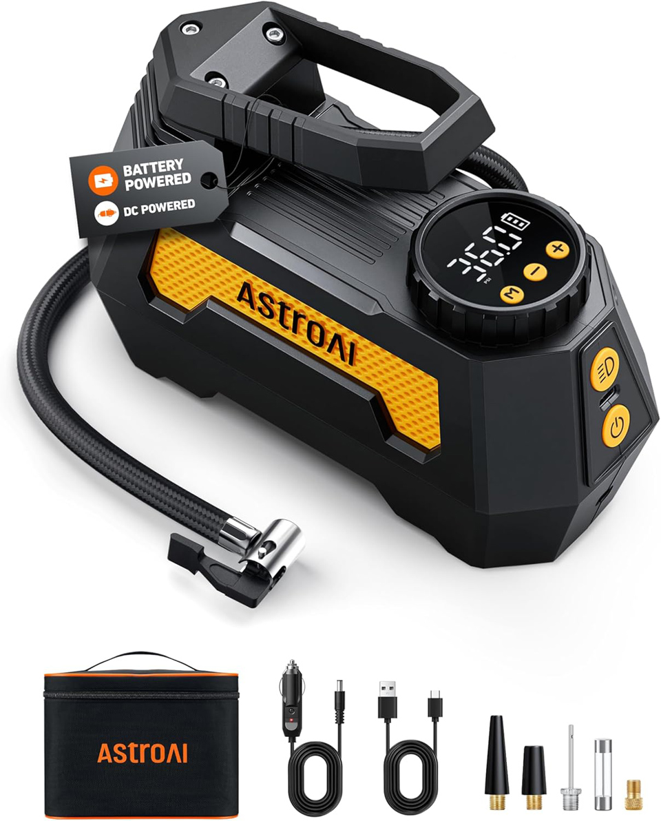 AstroAI H2 Pro Portable Tire Inflator Air Compressor