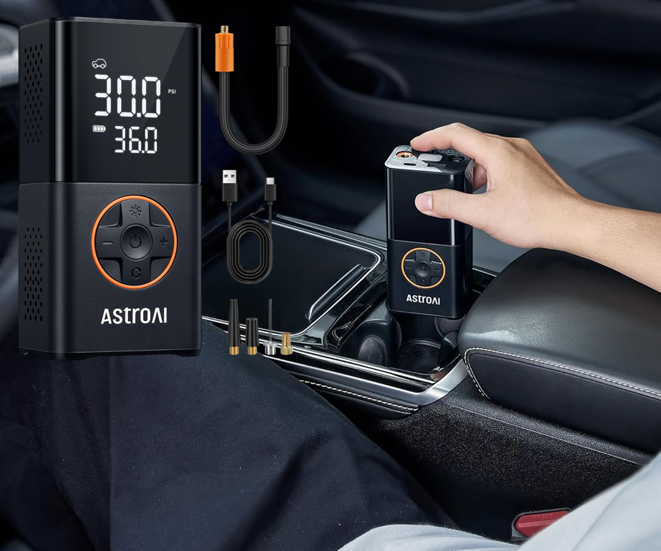 AstroAI L7 Cordless Portable Air Compressor Tire Inflator