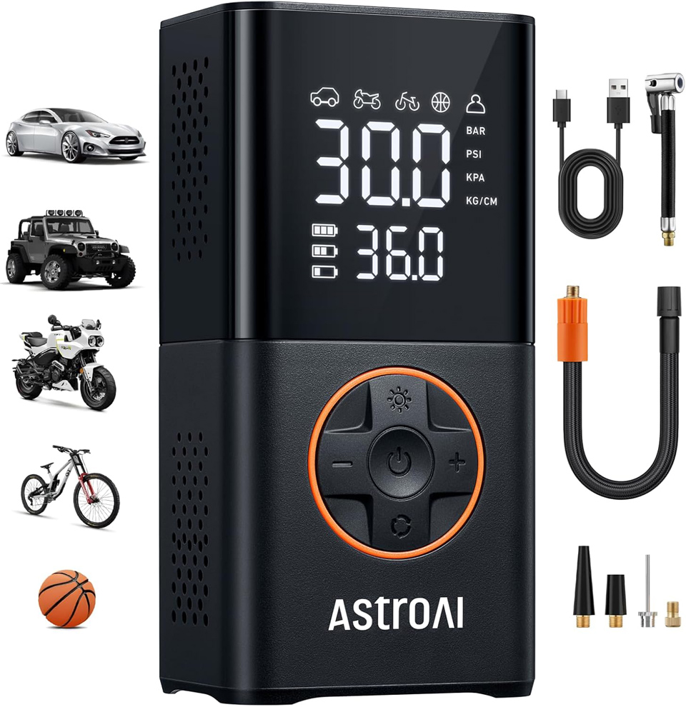 AstroAI L7 Portable Tire Inflator Air Compressor