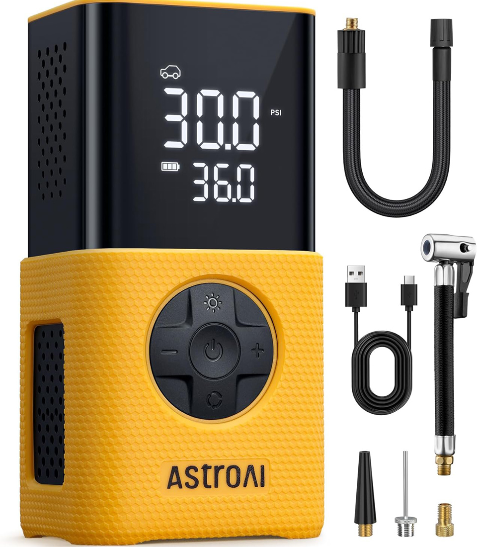 AstroAI L7S Portable Tire Inflator Air Compressor