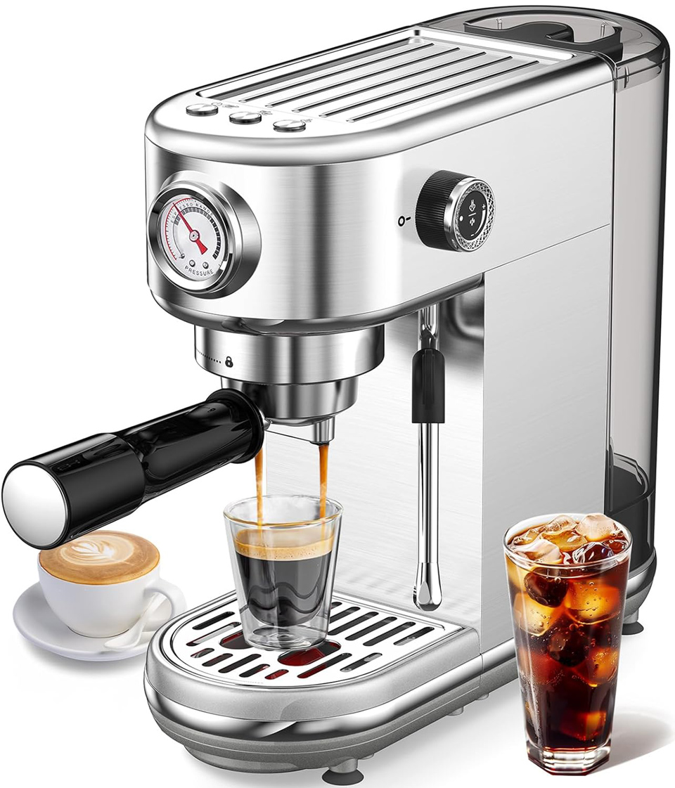 Atatix Espresso Machine With Milk Frother