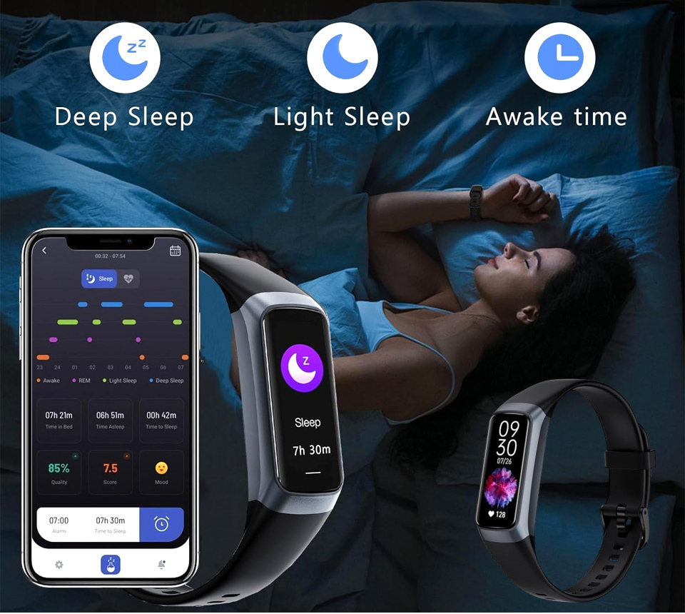 Aukire Fitness Tracker With 24/7 Monitor