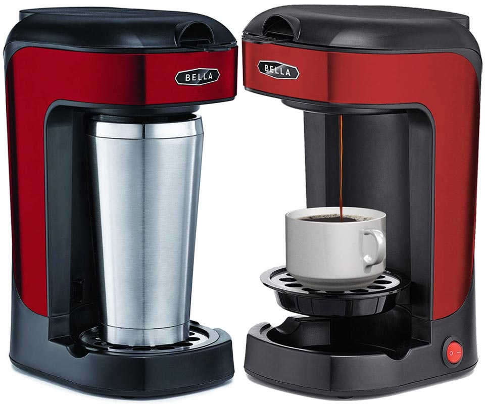 BELLA Scoop One Cup Coffee Maker