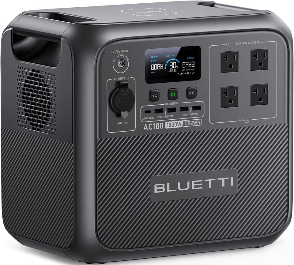 BLUETTI AC180 Portable Power Station