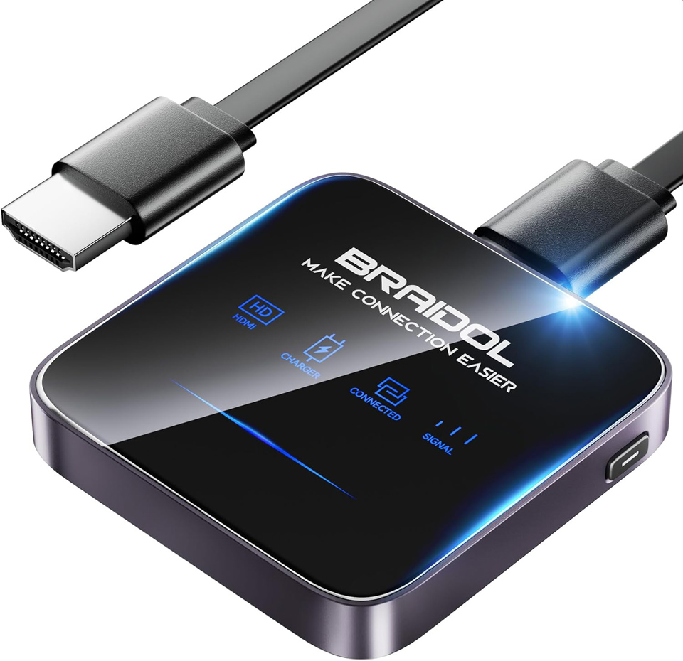 BRAIDOL Wireless HDMI Display Dongle Adapter