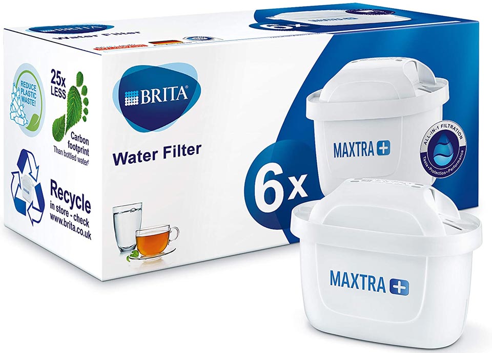 BRITA MAXTRA + Water Filter Cartridges, Compatible with all BRITA Jug