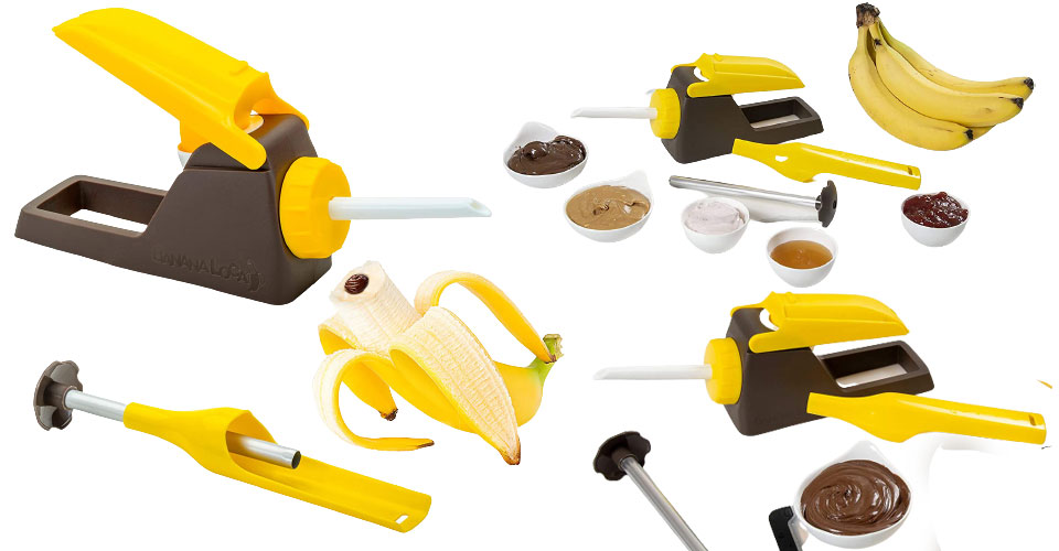 Banana Loca Kitchen Gadget - Core & Fill A Banana