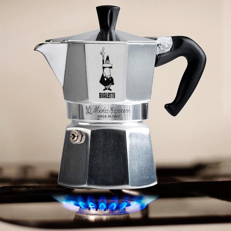 Bialetti Moka Express 1-Cup Aluminum Stovetop Espresso Maker
