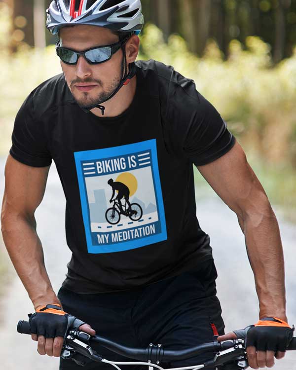 Biking Is My Meditation T-Shirt And More