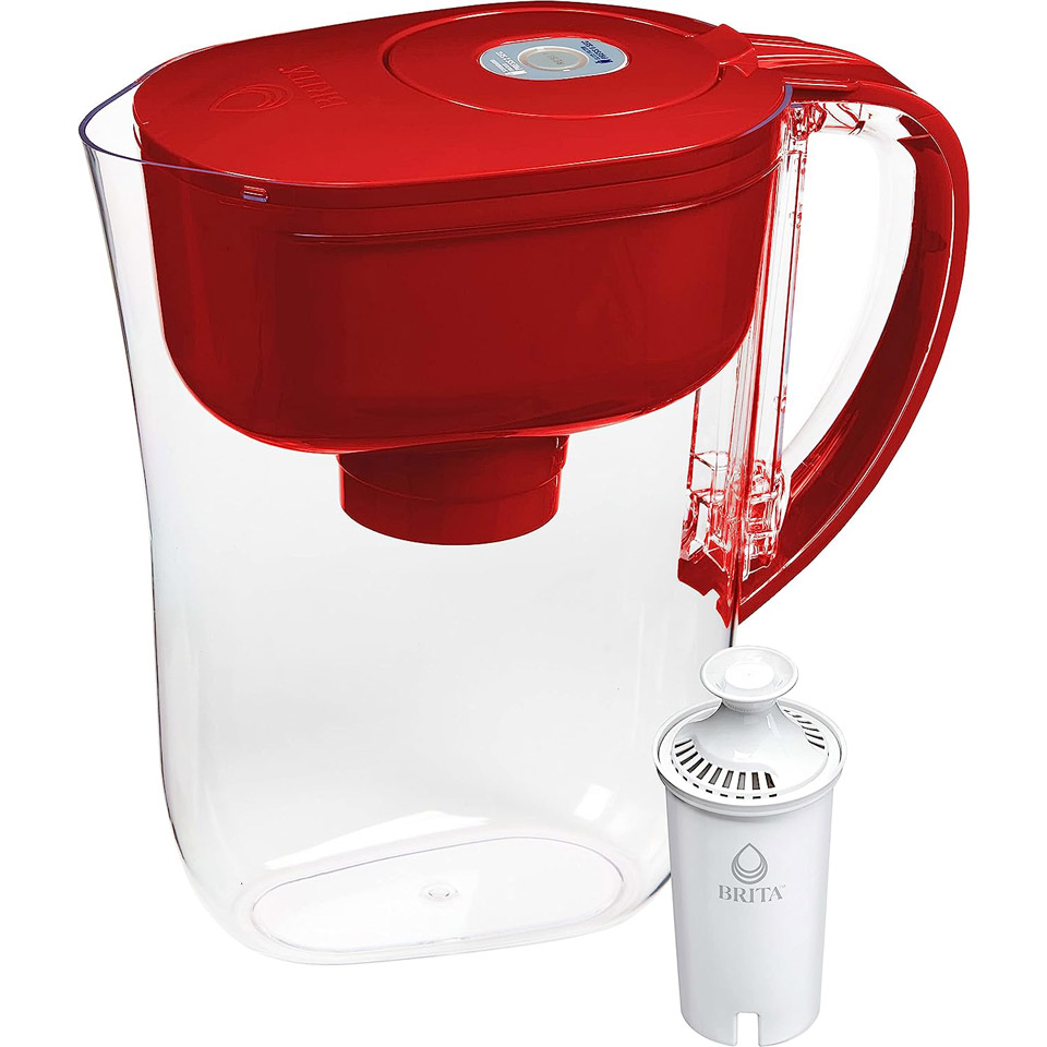 Brita Water Filter Pitcher For Tap And Drinking Water
