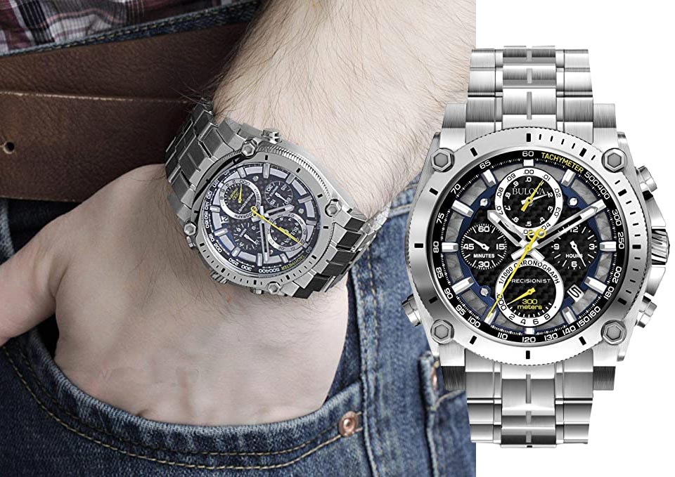 Bulova Precisionist Chronograph Men's Watch 