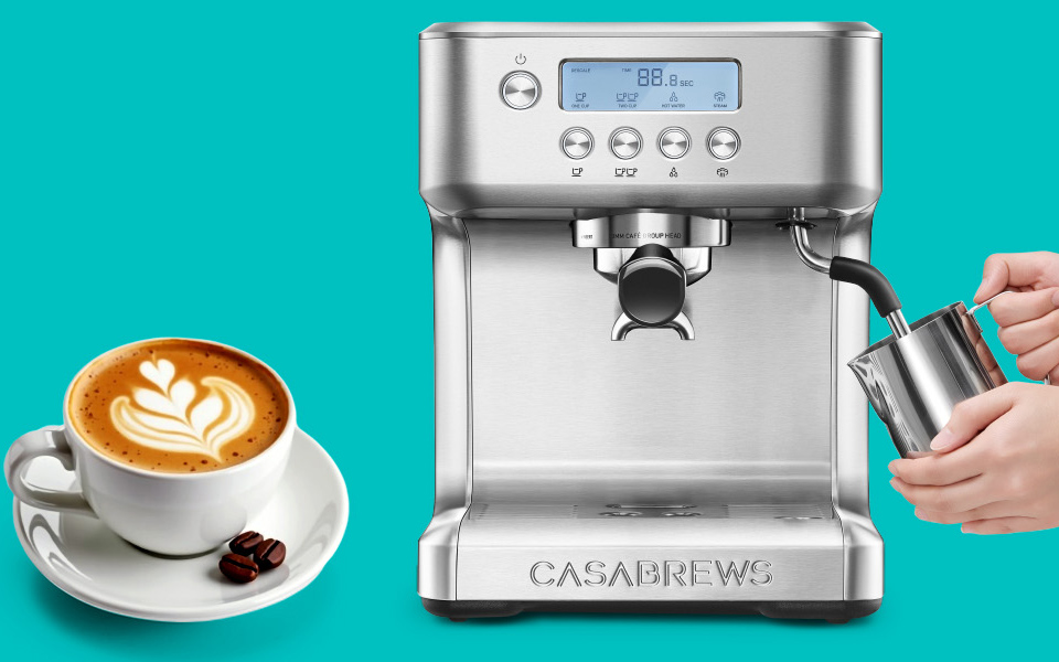 CASABREWS Ultra Espresso Machine With Milk Frother