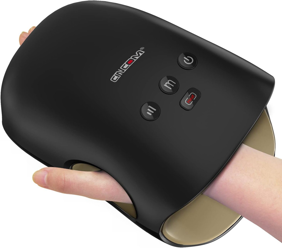 CINCOM Cordless Hand Massager With Heat