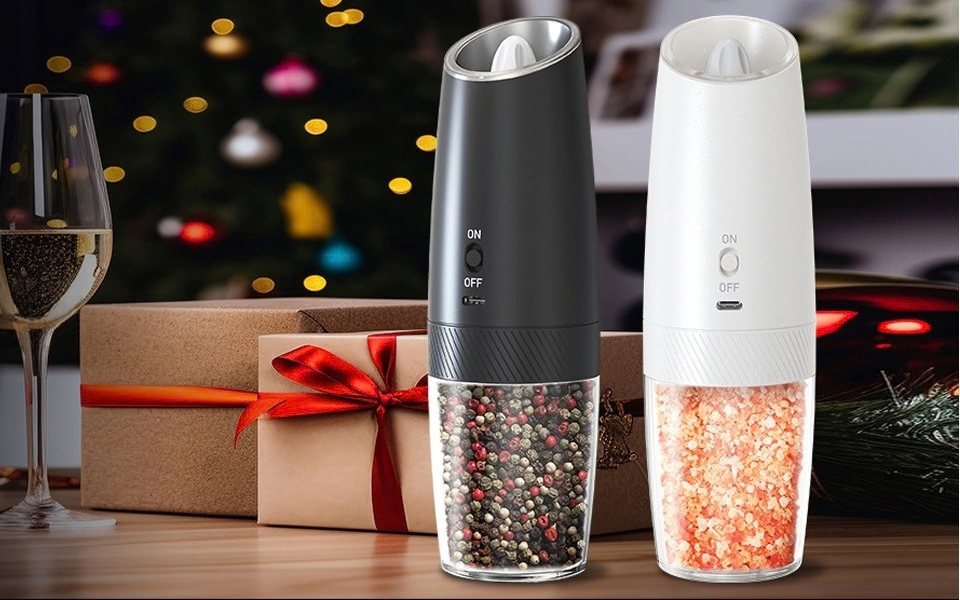 IRCLE JOY Rechargeable Electric Salt And Pepper Grinder Set