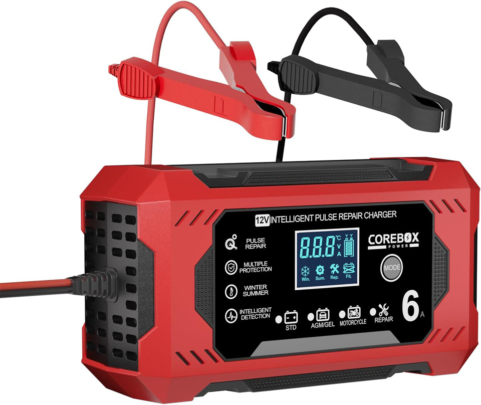 COREBOX Automatic Smart Battery Trickle Charger Maintainer