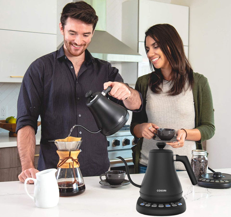 COSORI Electric Gooseneck Kettle With 5 Variable Presets