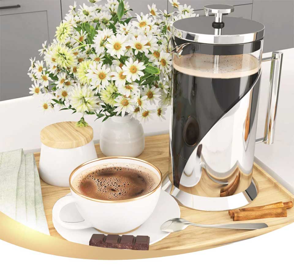 Cafe Du Chateau French Press Coffee Maker