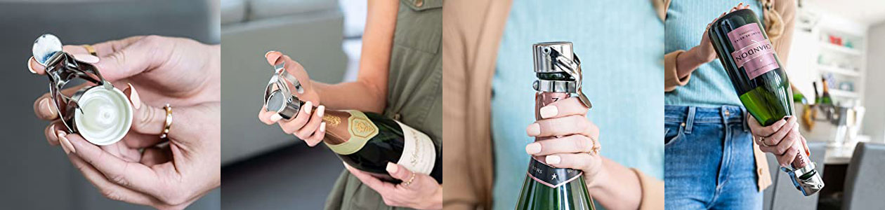 Last Minute Gift Gadget Ideas - Champagne Stoppers by Kloveo