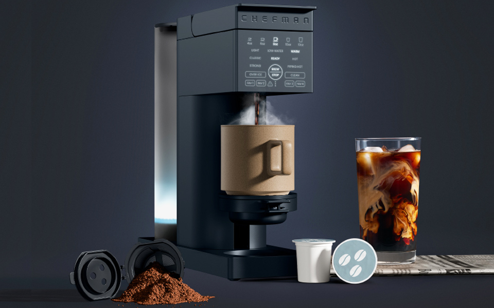 Chefman Caffeinator Single Serve Coffee Maker