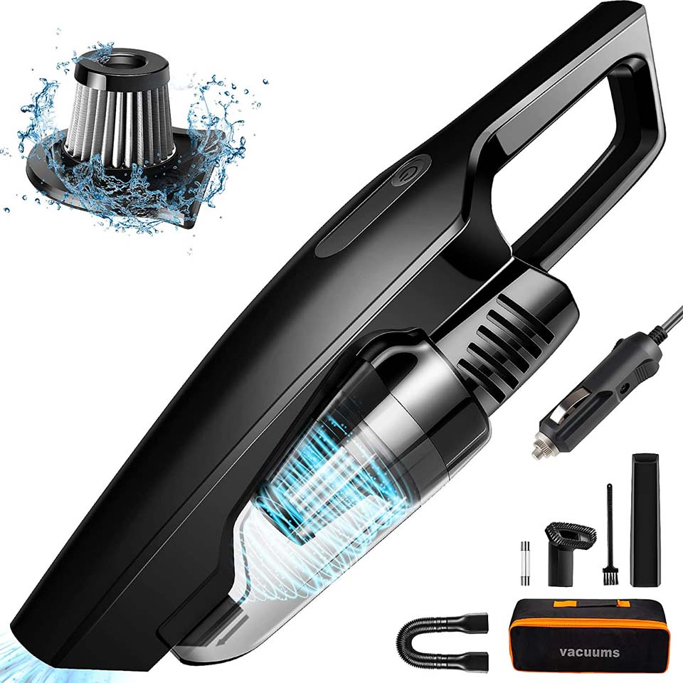 CherylonCar Portable Car Vacuum