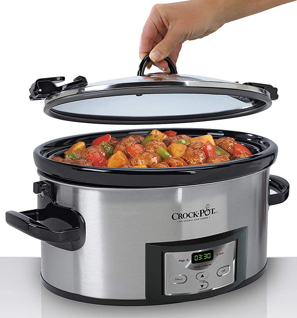 Crock-Pot 6-Quart Cook And Carry Programmable Slow Cooker