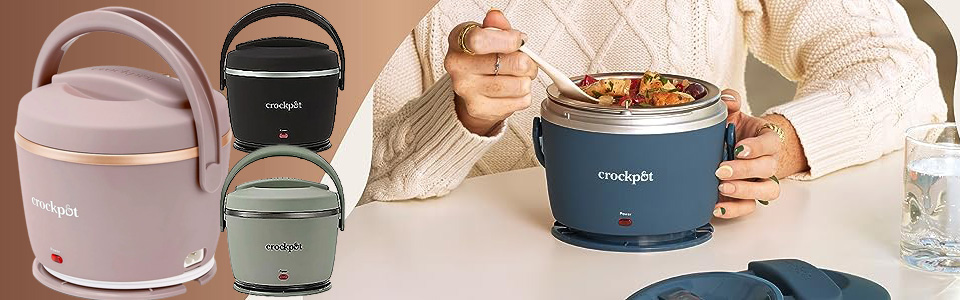 Crockpot Electric Portable Food Warmer For Travel