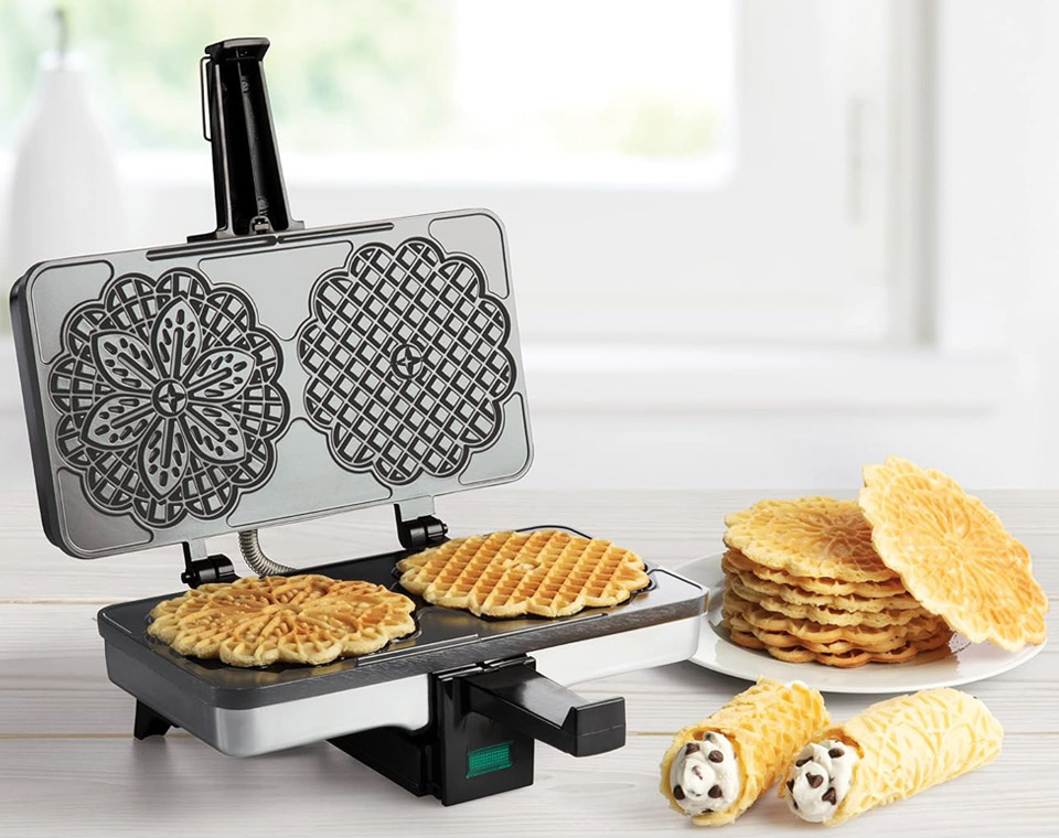 CucinaPro Nonstick Pizzelle Maker