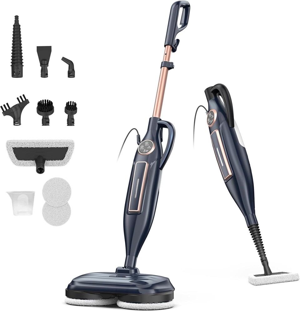 DEVOAC VM6 Scrubbing Steam Mop