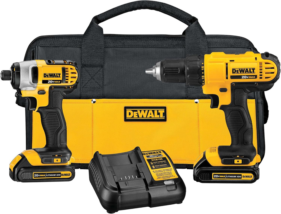 DEWALT 20V MAX Cordless Drill And Impact Driver