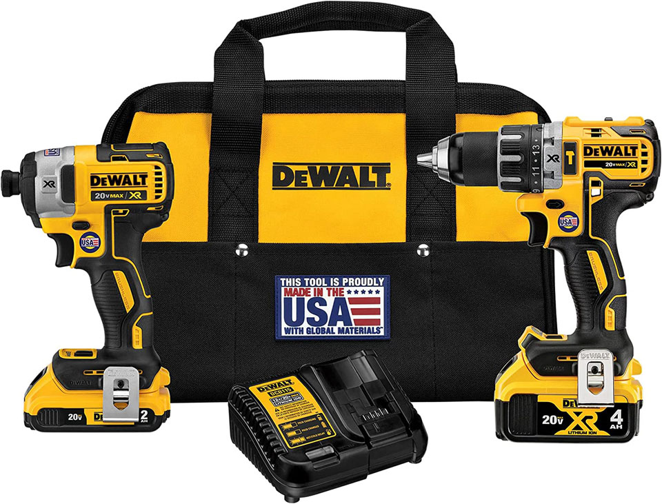 DEWALT 20V MAX Cordless Drill Combo Kit